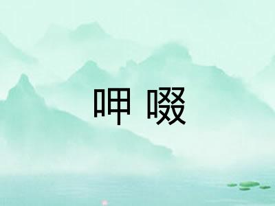 呷啜