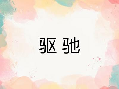 驱驰