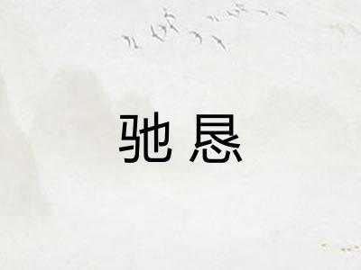 驰恳
