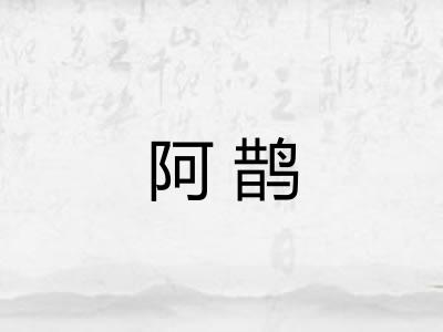 阿鹊