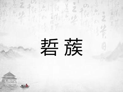 硩蔟