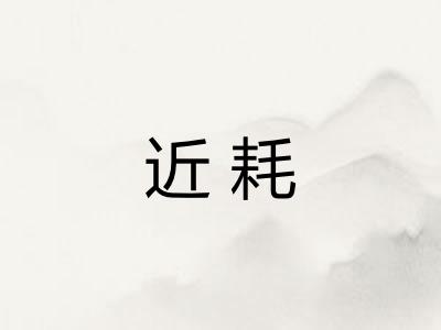 近耗