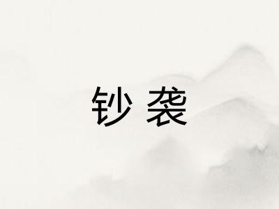 钞袭