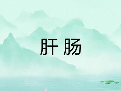 肝肠