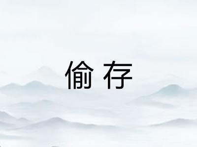 偷存