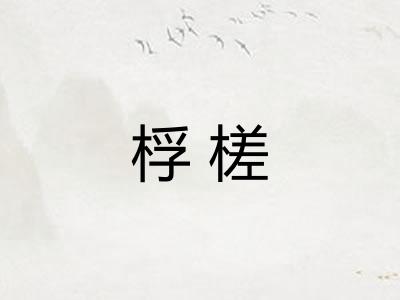 桴槎