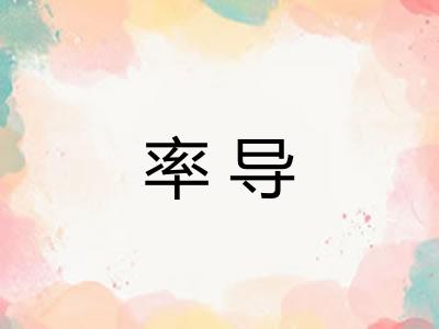 率导 率导
