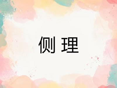 侧理