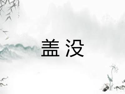盖没