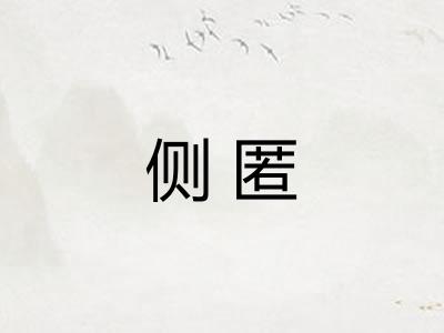 侧匿