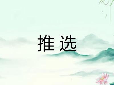 推选