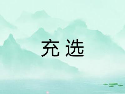 充选