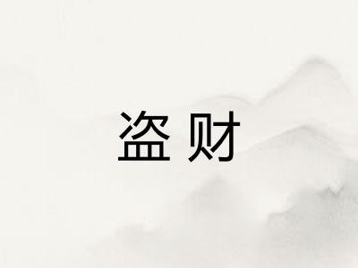 盗财