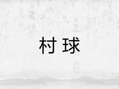 村球