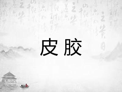 皮胶