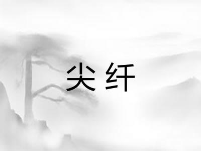 尖纤