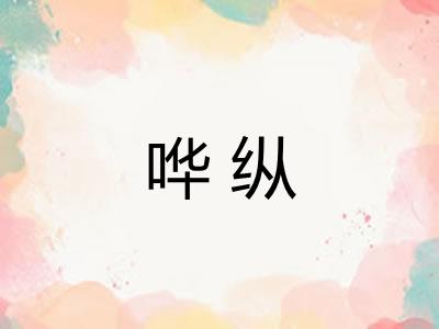 哗纵 哗纵