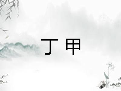 丁甲