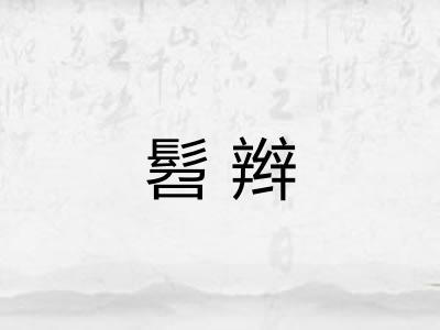 髫辫