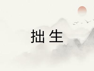 拙生
