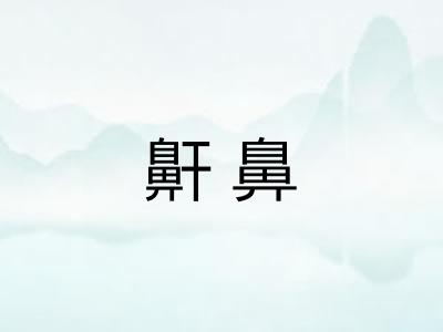 鼾鼻