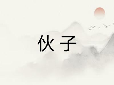 伙子