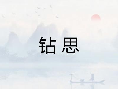 钻思