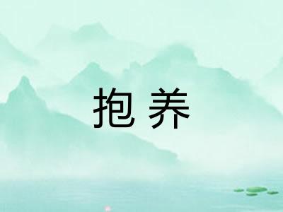 抱养