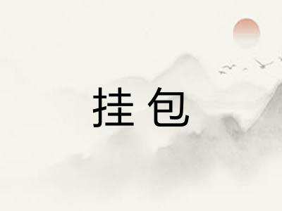 挂包