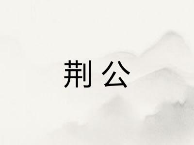 荆公