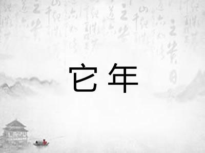它年