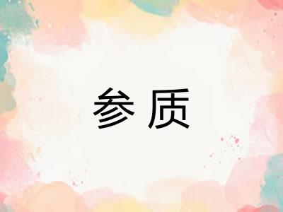 参质