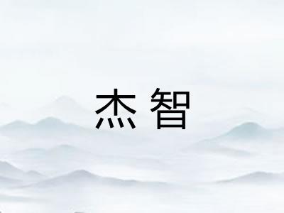 杰智