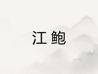 江鲍