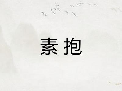 素抱
