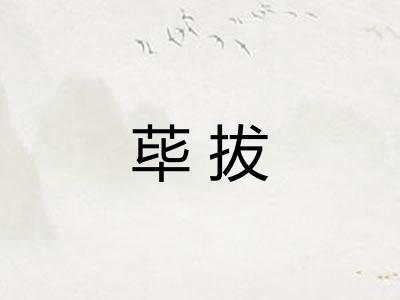 荜拔