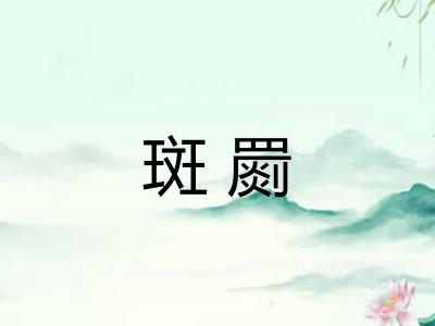 斑罽