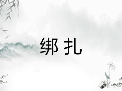 绑扎 绑扎