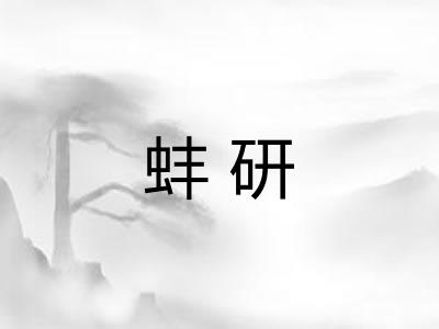 蚌研
