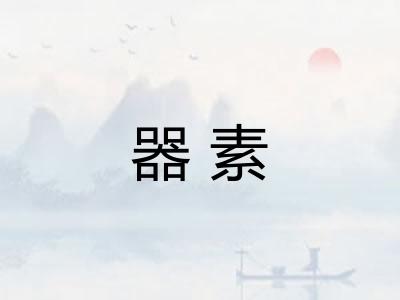 器素