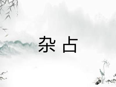 杂占