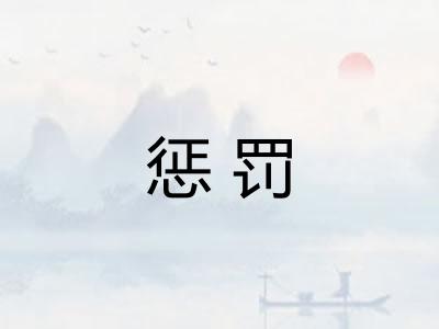 惩罚