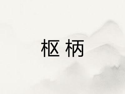 枢柄