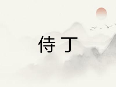 侍丁