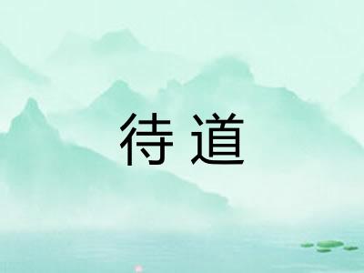 待道