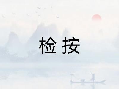 检按