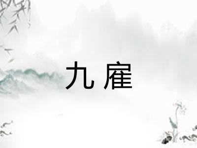 九雇