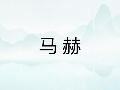 马赫 马赫