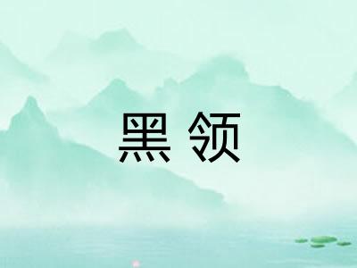 黑领