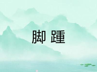 脚踵